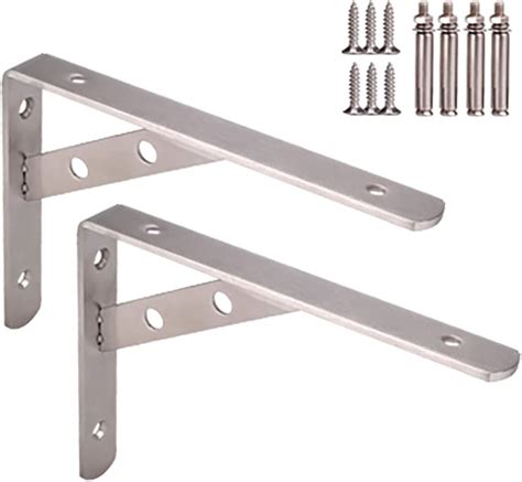 urbhome 4x5 inch wall bracket l shape metal shelf support|Amazon.com: L Shaped Support Bracket.